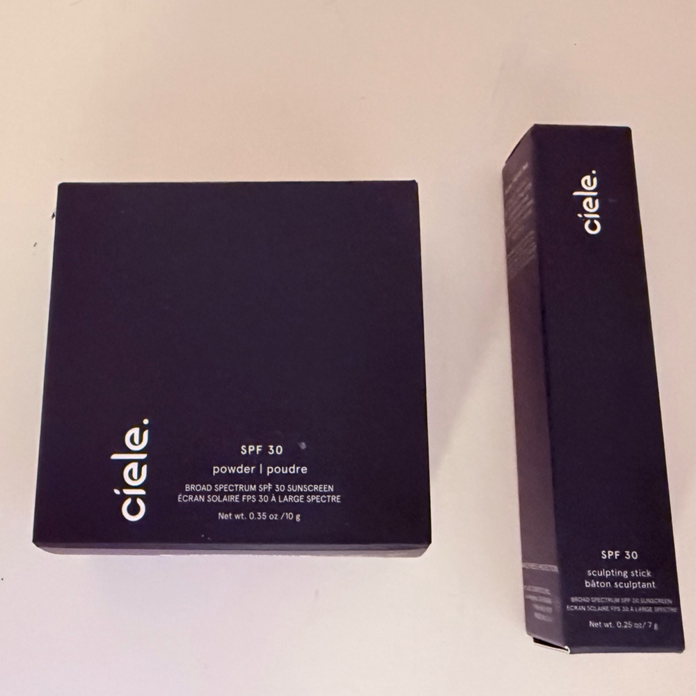 Ciele SPF 30 Powder + Sculpting Stick NIB